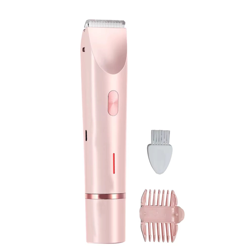 Electric Razor for Women Painless Hair Remover Leg Body Bikini Underarm Epilator Facial Mustache Trimmer Portable Lady Shaver